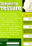 Subject to pressure